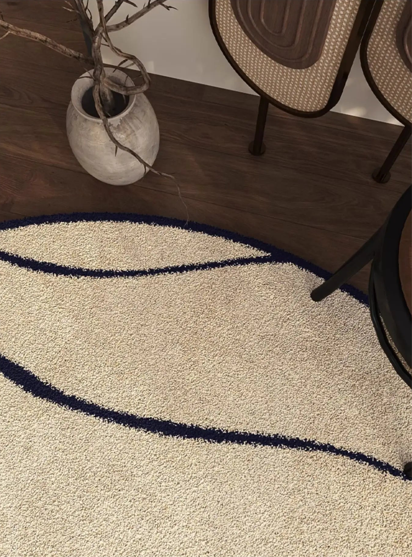 French Style Thicken Plush Rug