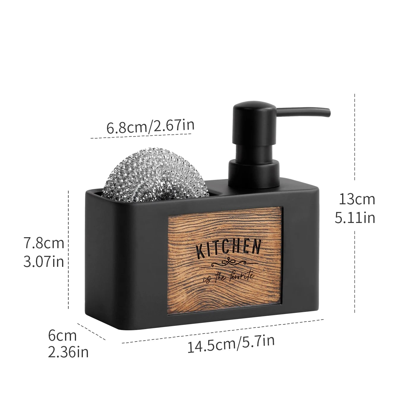 Kitchen soap dispenser