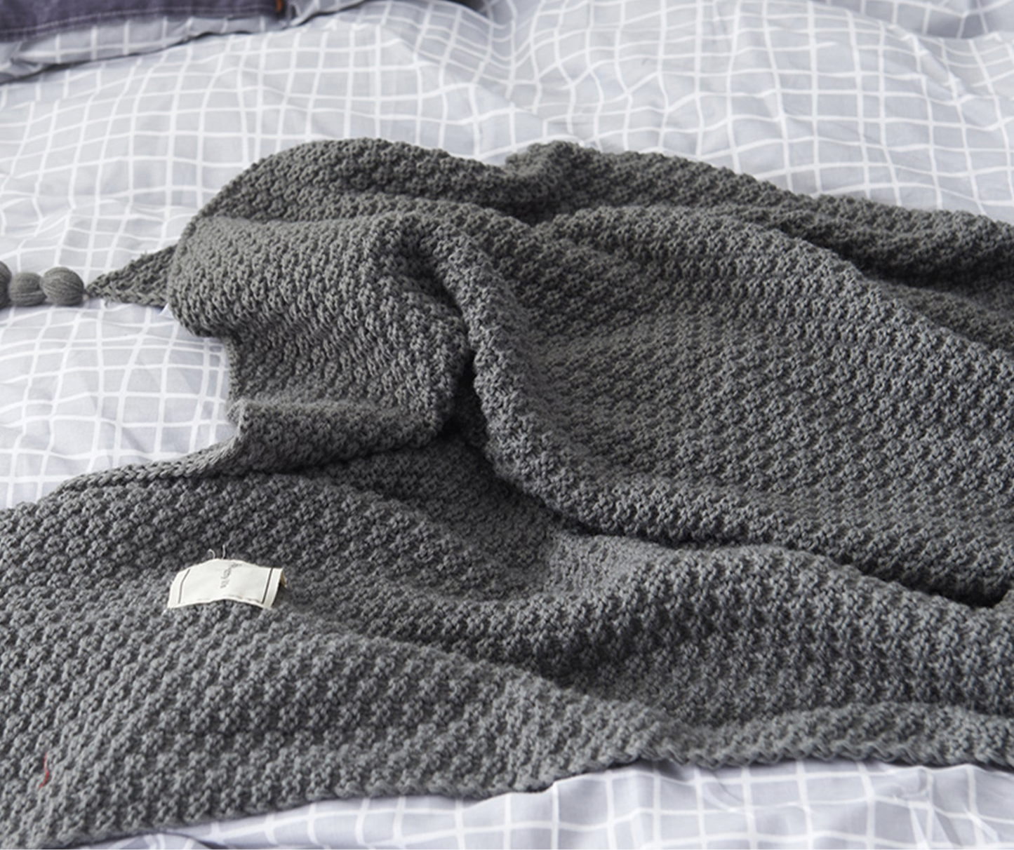 Knitted Throw Blanket