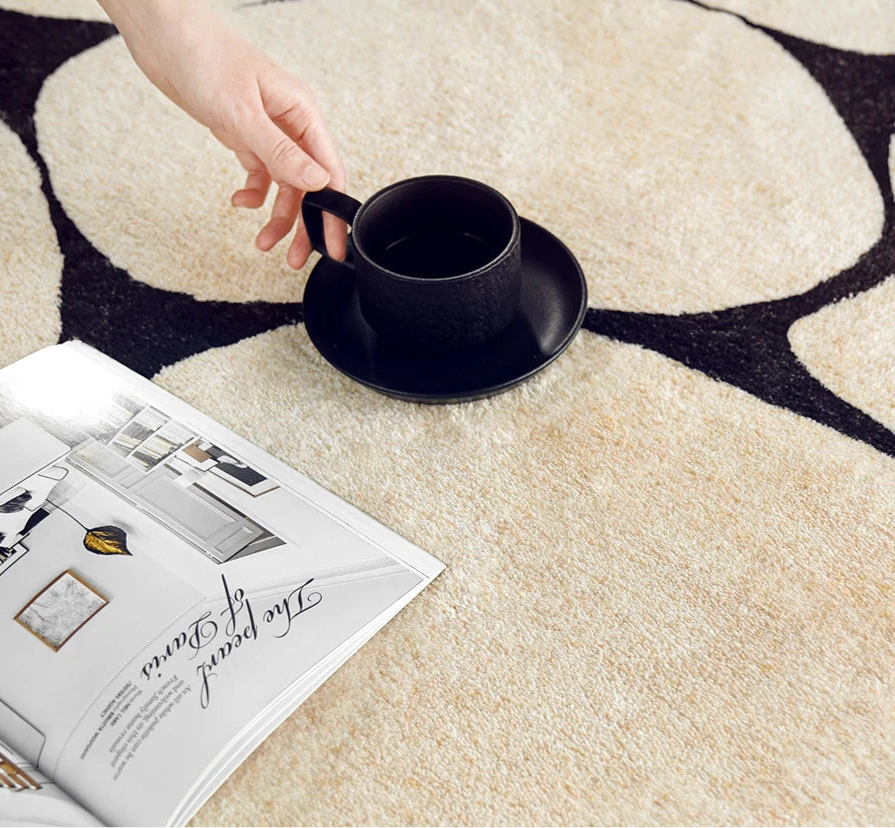French Style Thicken Plush Rug