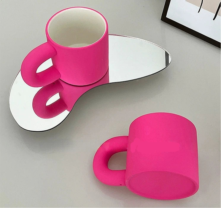 Ceramic solid color mug