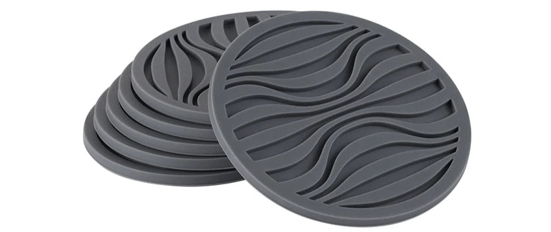 Silicone coaster set