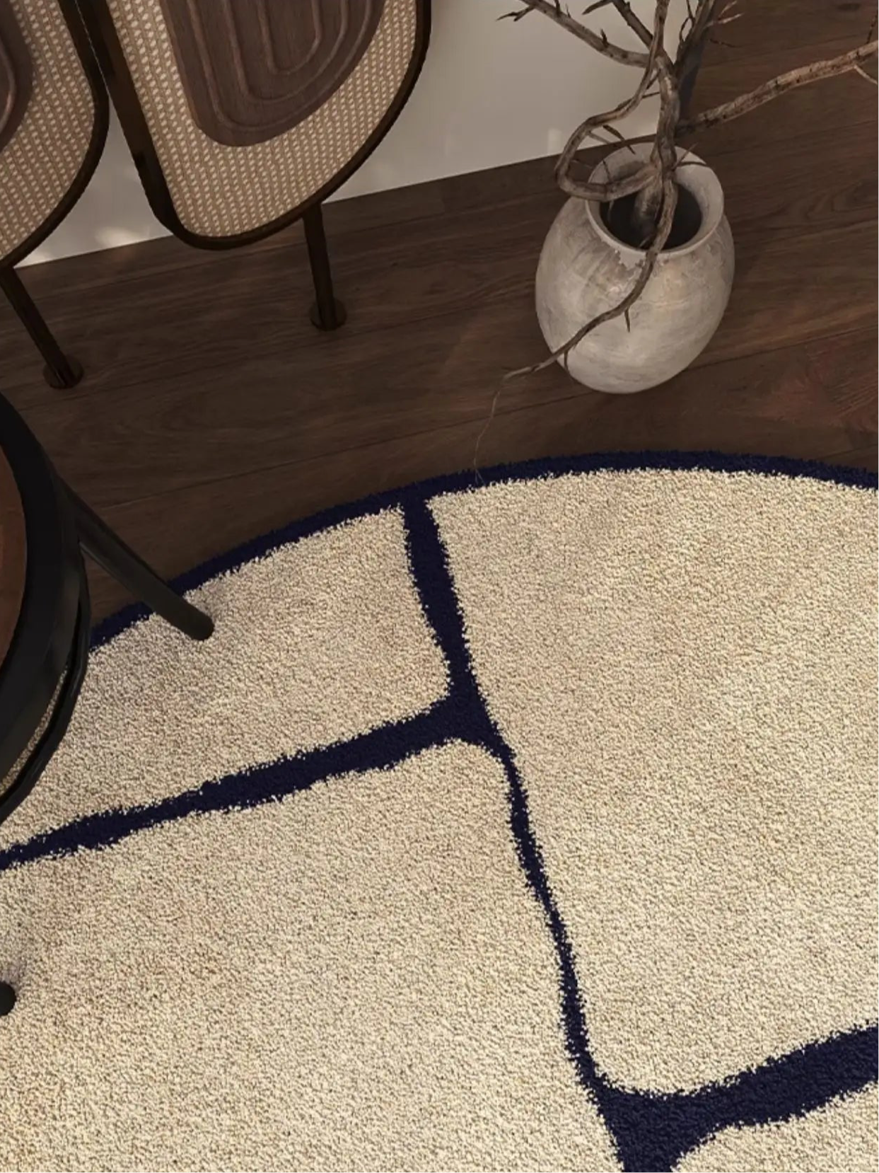 French Style Thicken Plush Rug