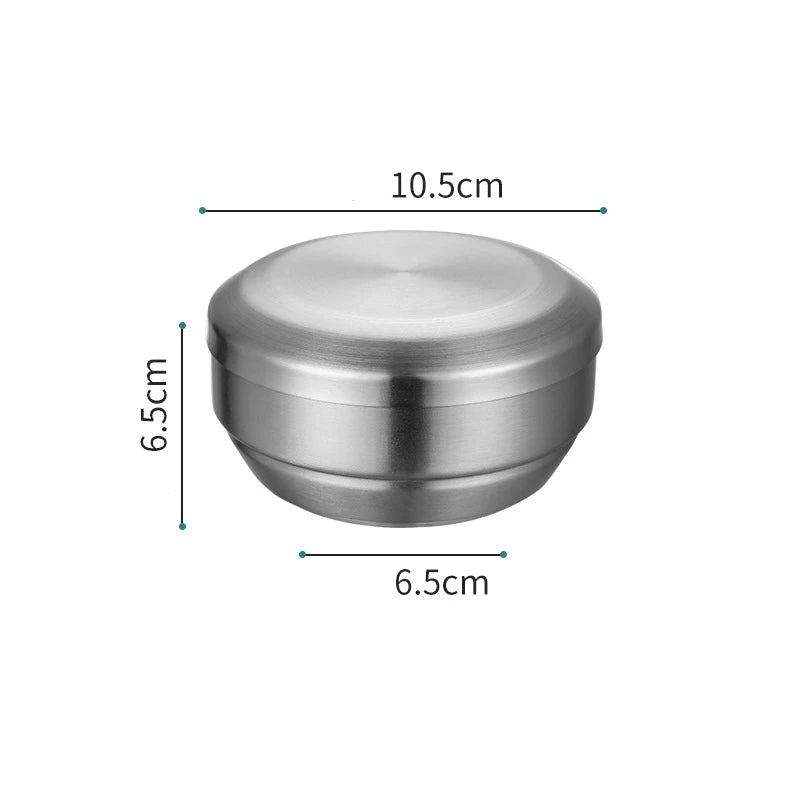 Korean stainless steel rice bowls
