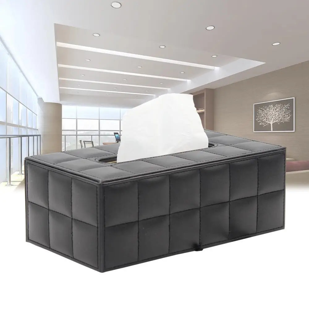Leather Tissue Box Holder