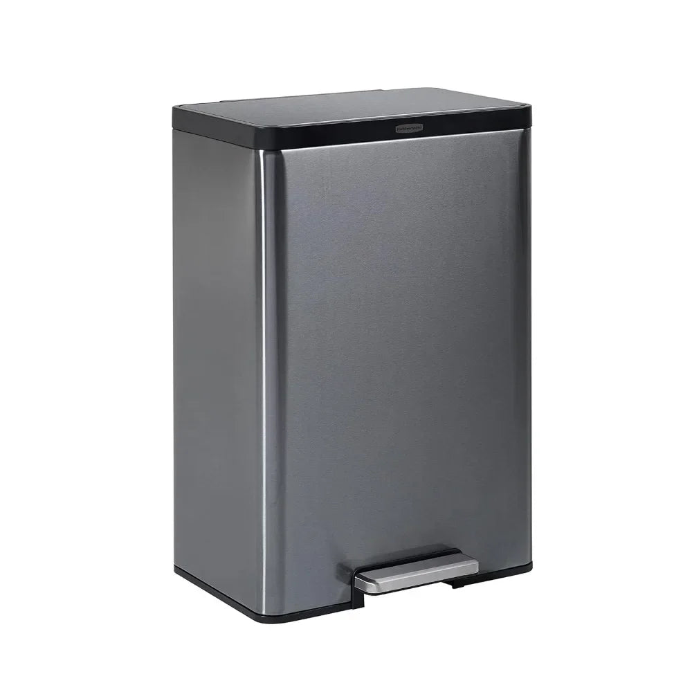 Stainless Steel Step-On Trash Can