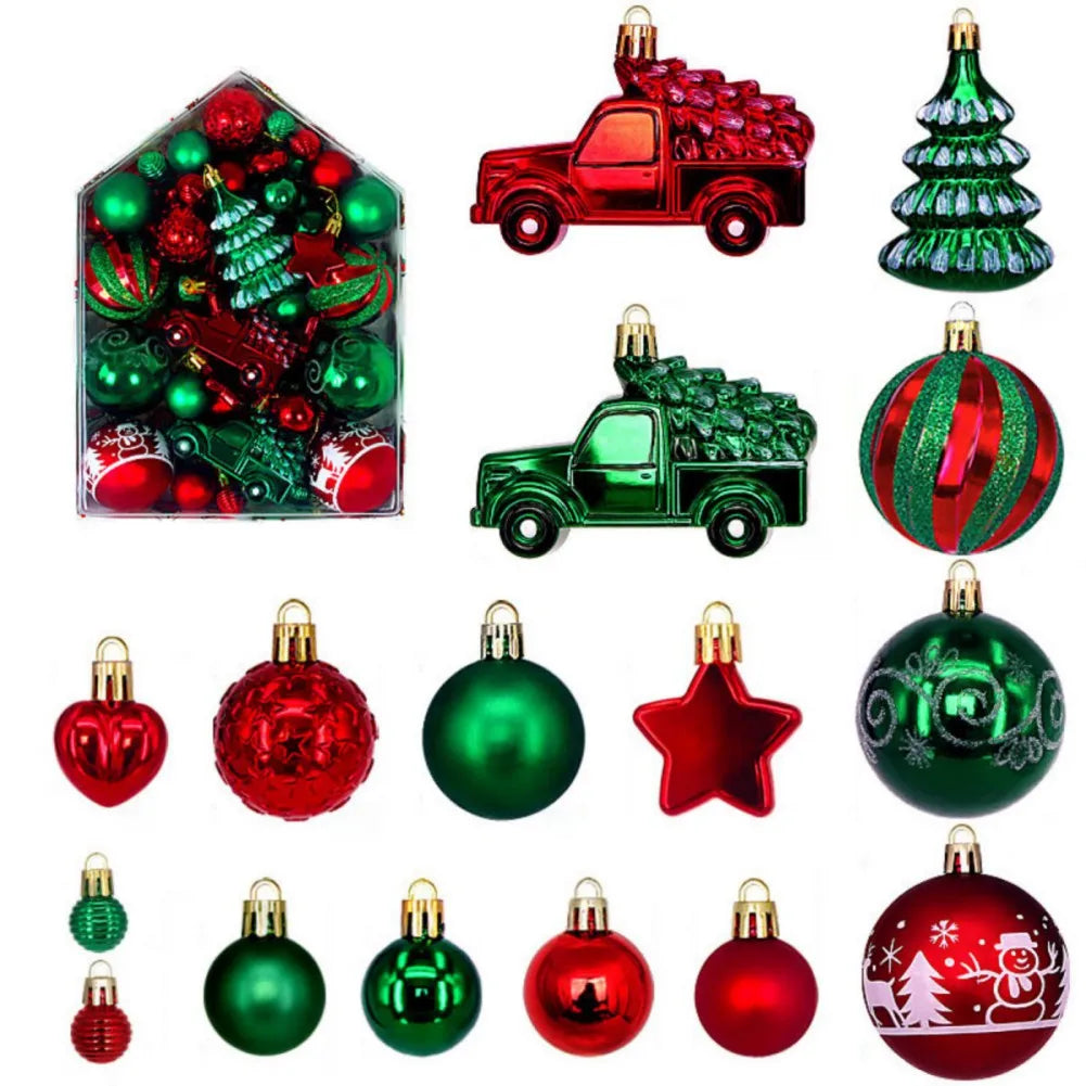 72Pcs/box Christmas Balls
