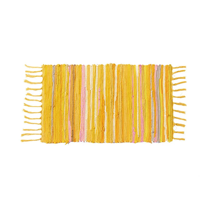Cotton tassel mat