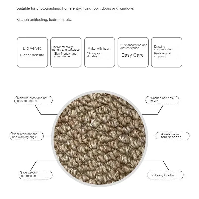 Luxury Handmade Stitched Sisal Carpet