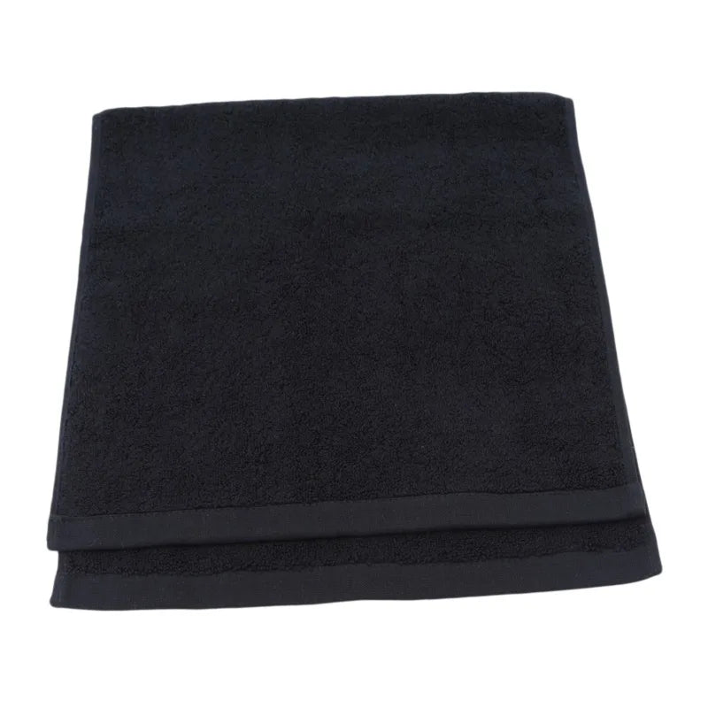 Black cotton hand towels