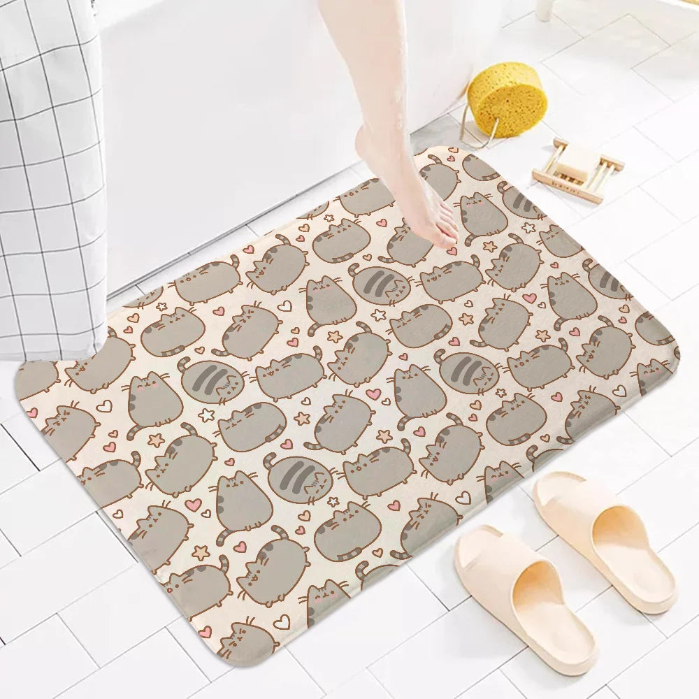 Kitty bath mat