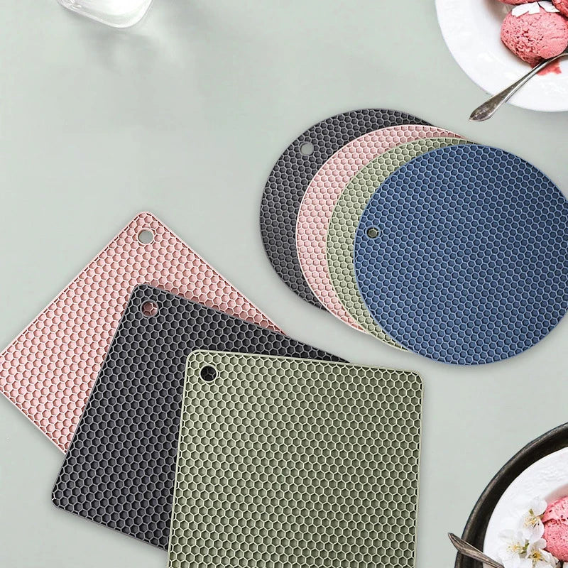 Silicone heat resistant pot coasters