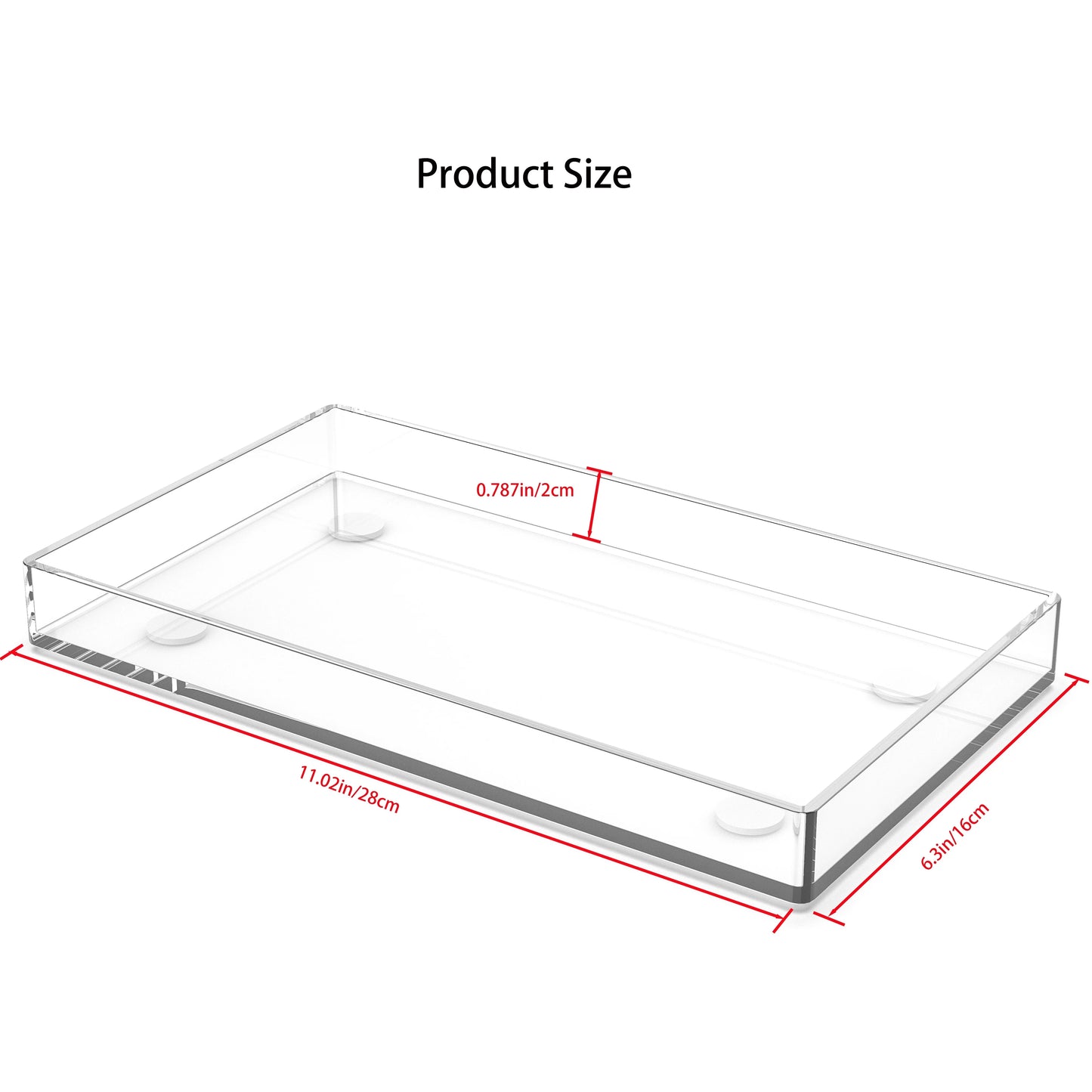Acrylic tray
