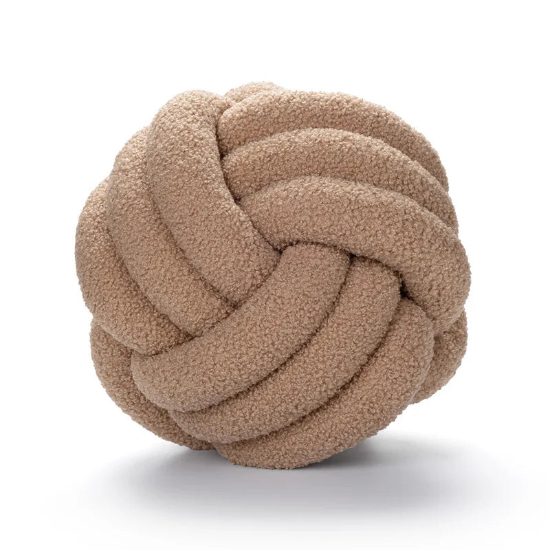 Teddy woven knot throw