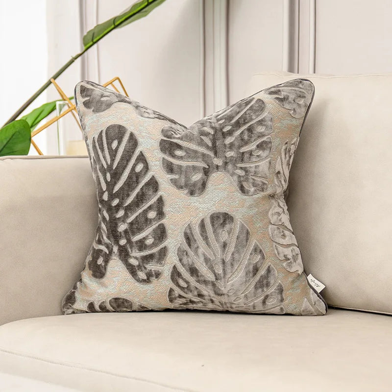 Luxury grey sofa cushion covers