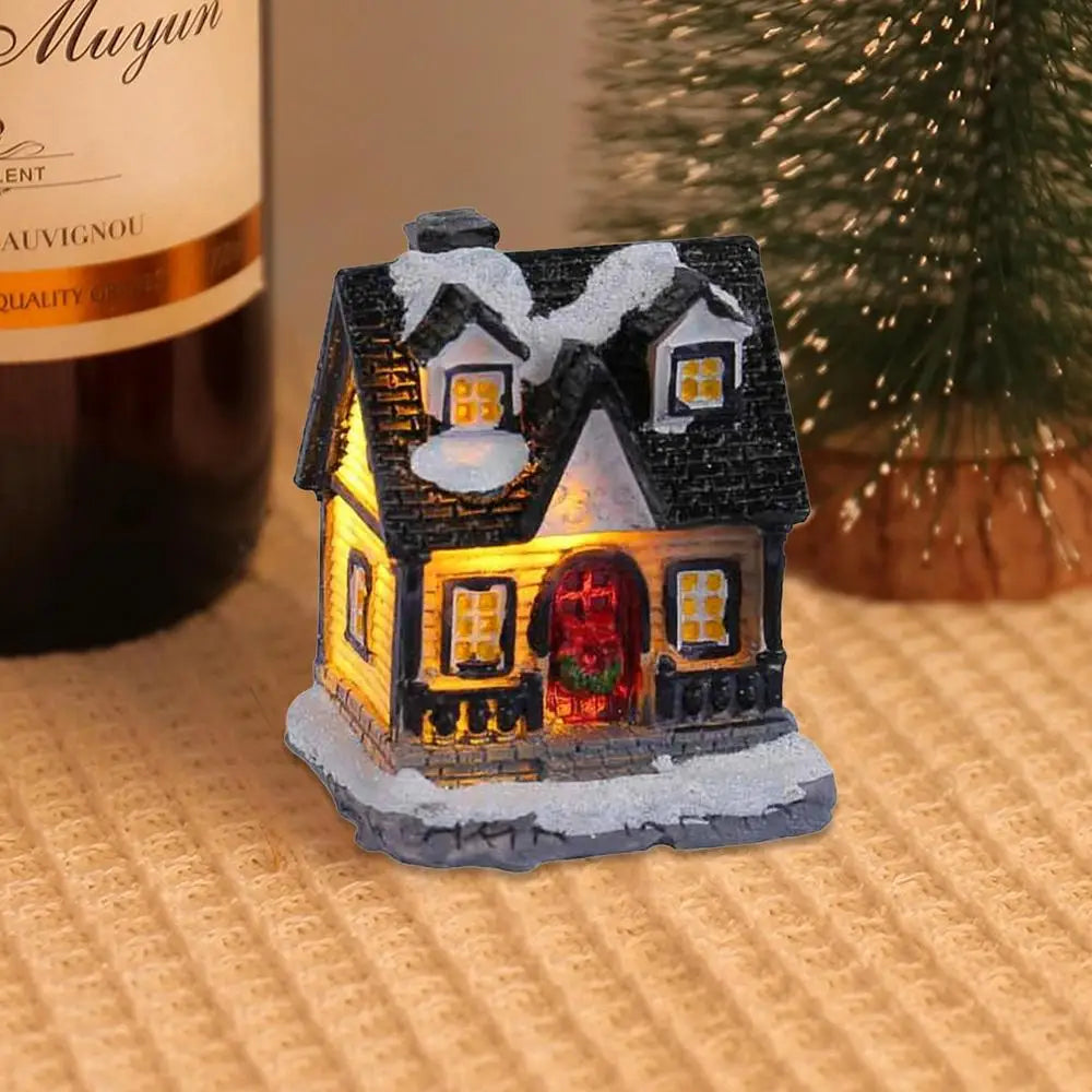 LED Resin House Christmas Village