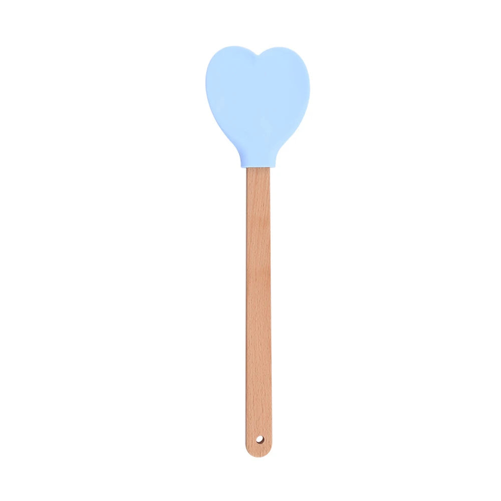 Heart shaped baking spatula