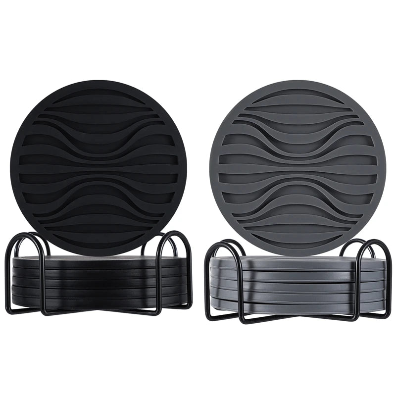Silicone coaster set