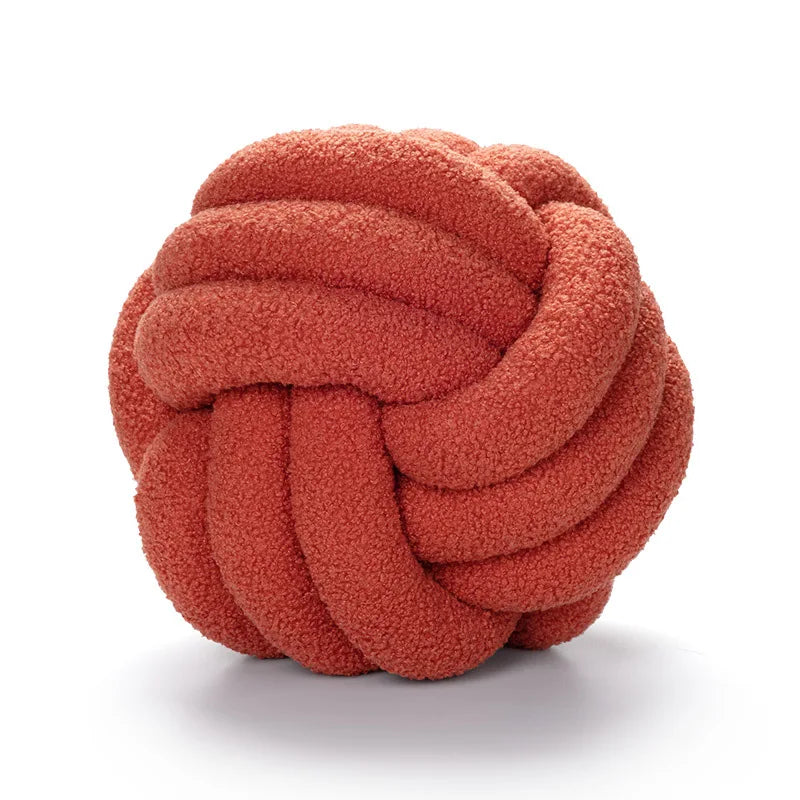 Teddy woven knot throw