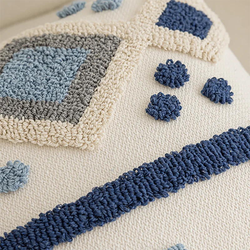 Blue tassle mixed covers