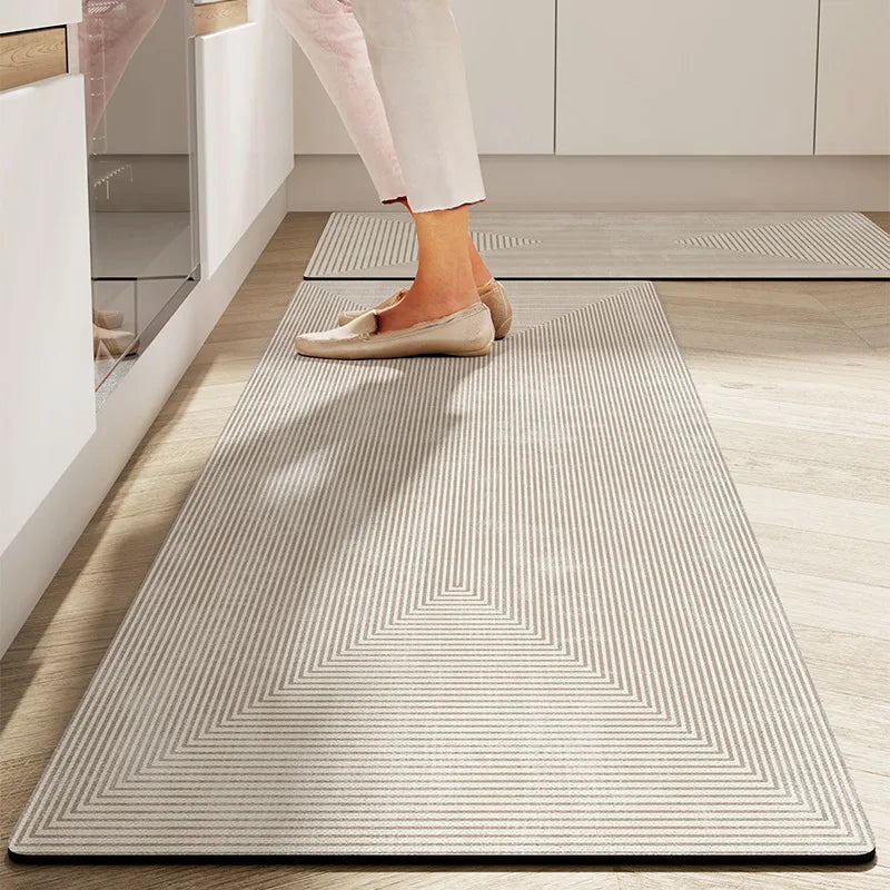 Super absorbent diatom floor mat