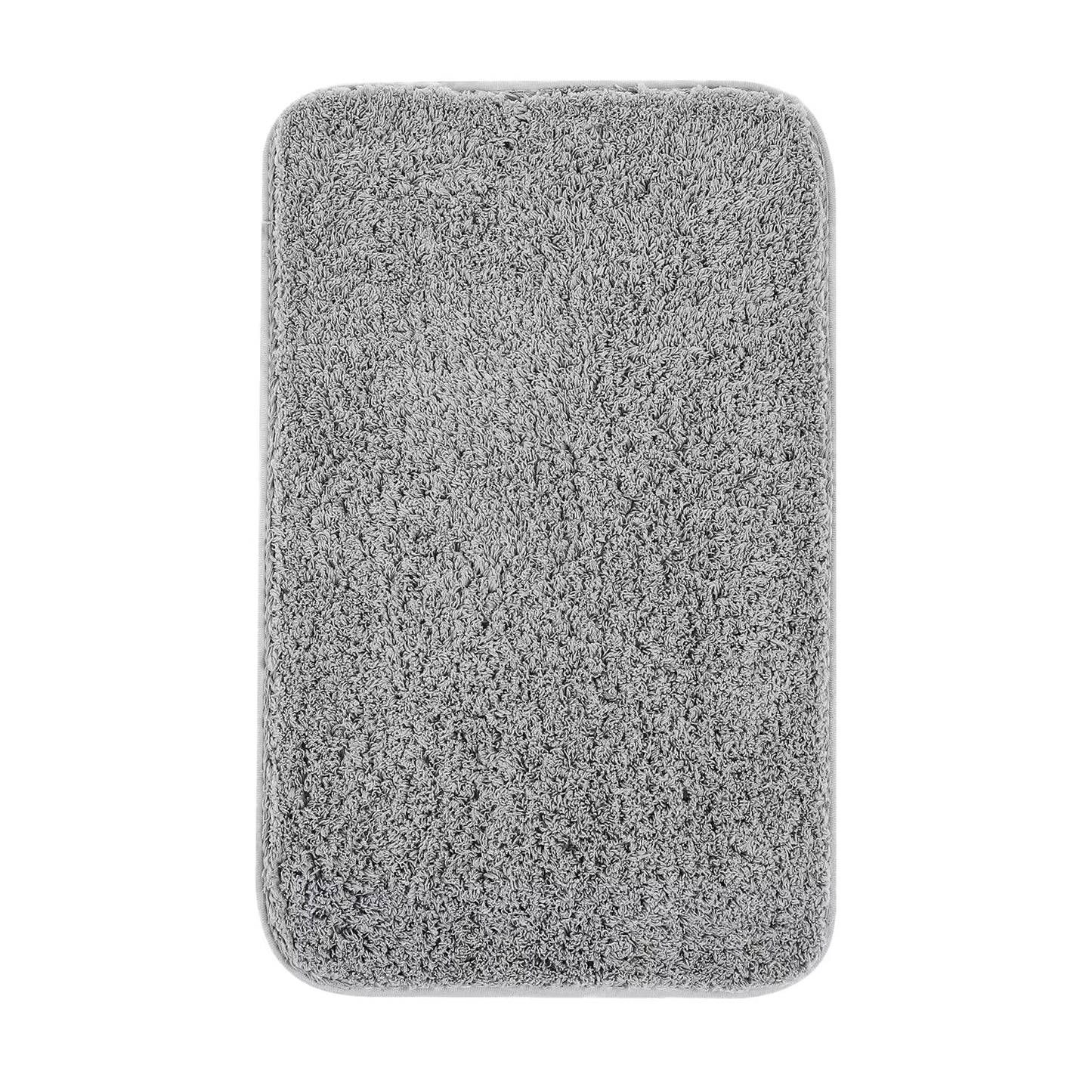 Microfiber fluffy bathroom mat