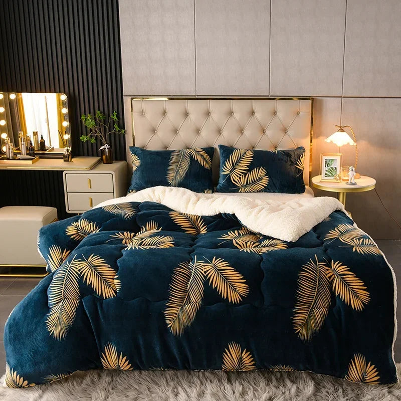 Fleece blanket comforter