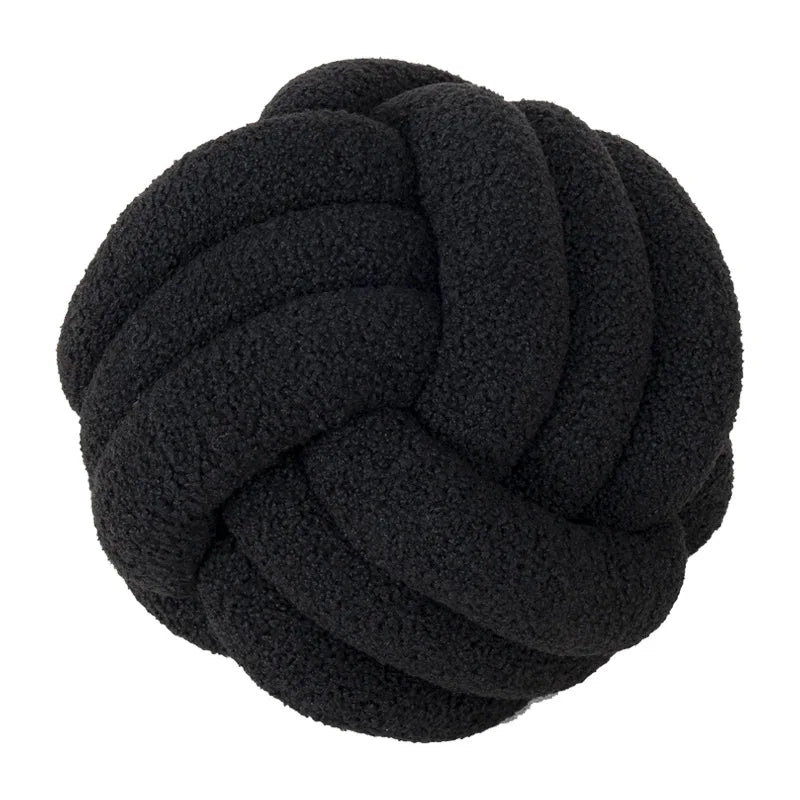 Teddy woven knot throw