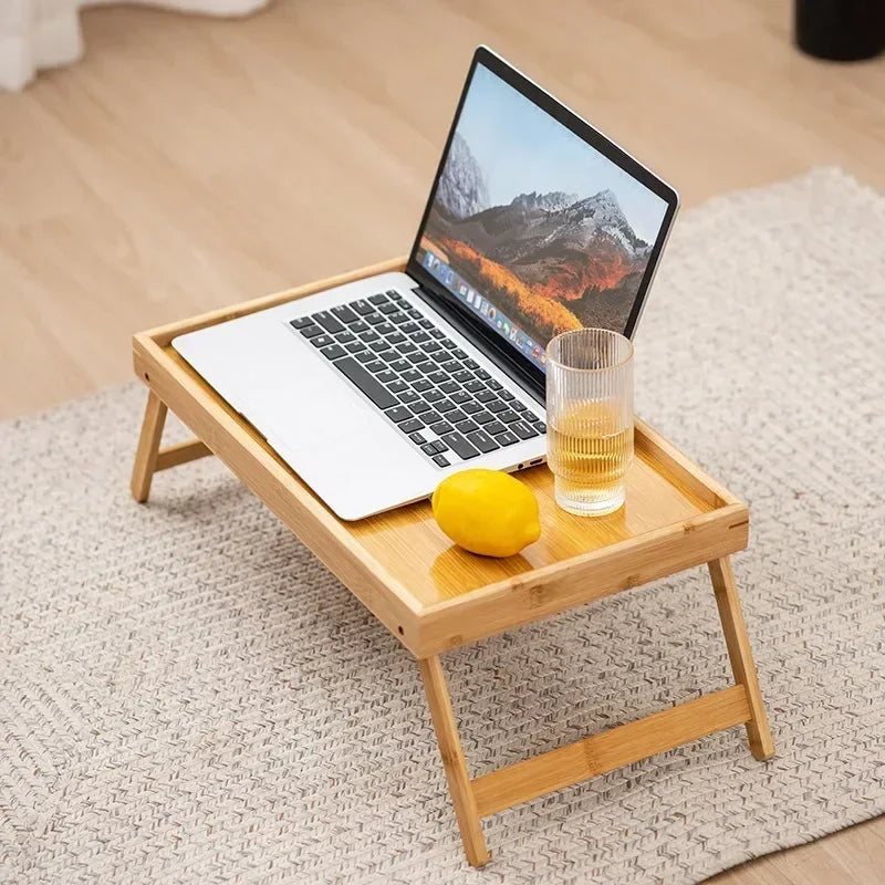 Natural bamboo food tray