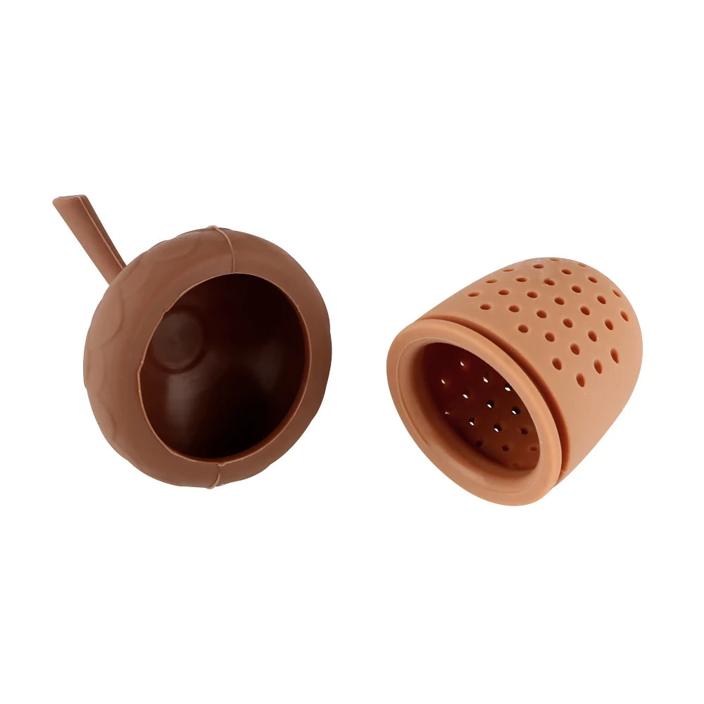 Silicone tea bag strainer