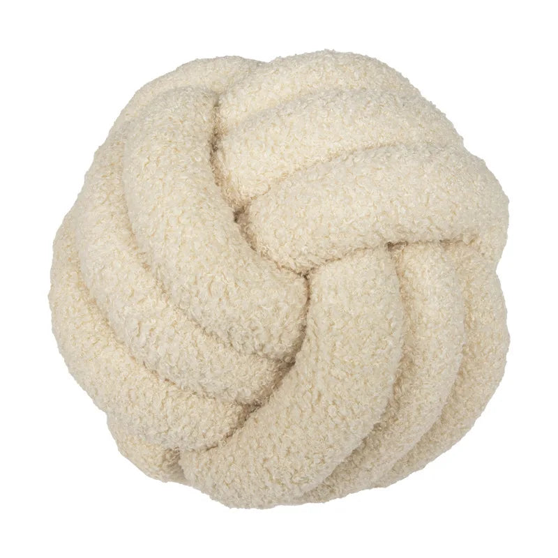 Teddy woven knot throw