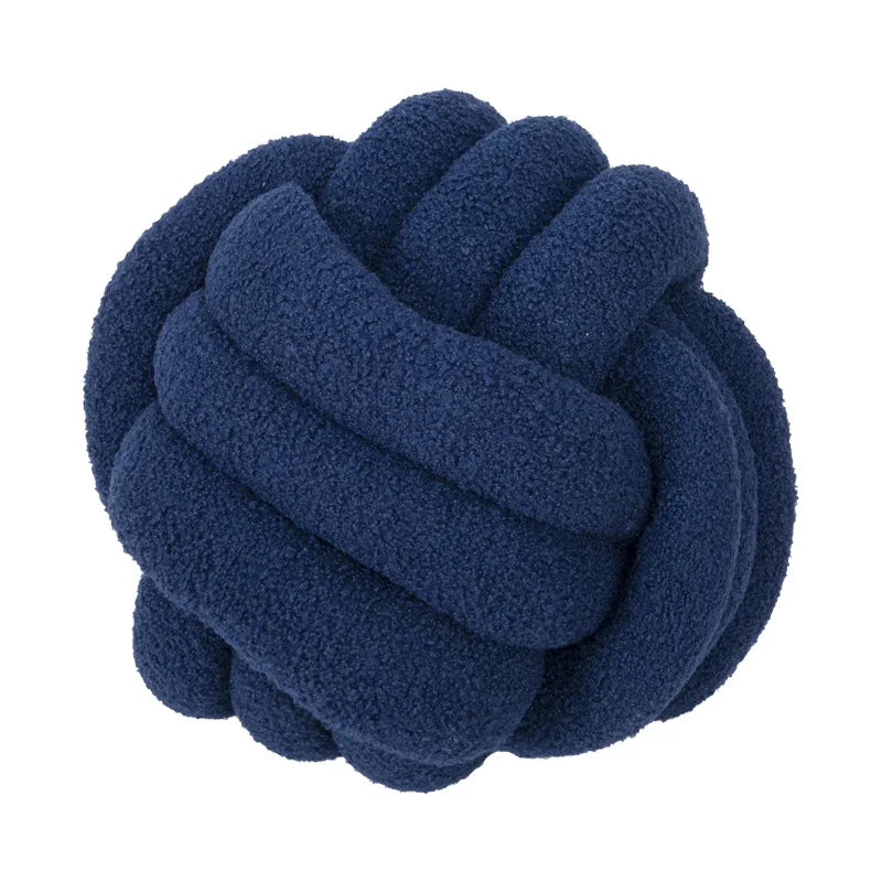 Teddy woven knot throw