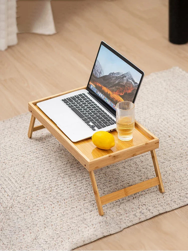 Natural bamboo food tray