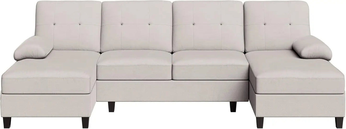 Sectional Sofa with Double Chaise Lounge