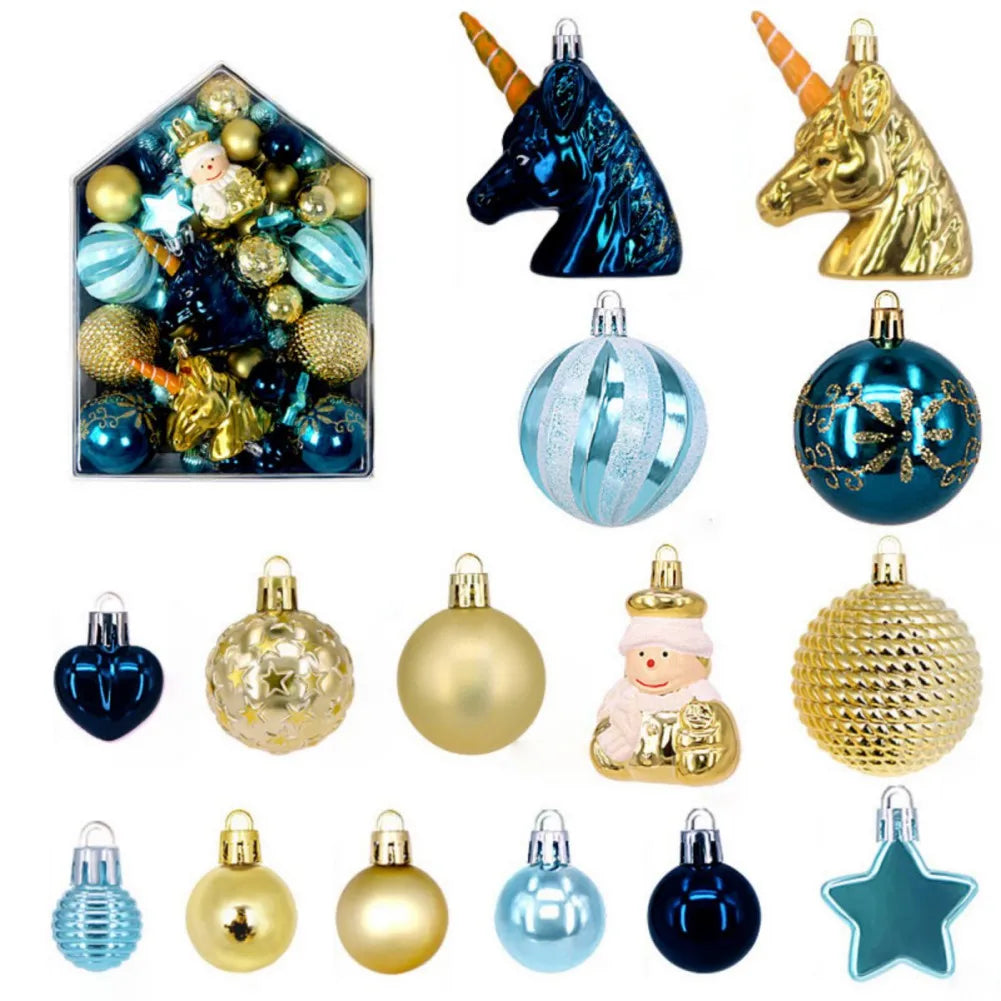 72Pcs/box Christmas Balls