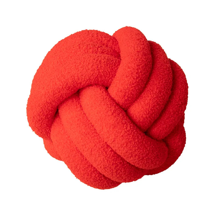 Teddy woven knot throw
