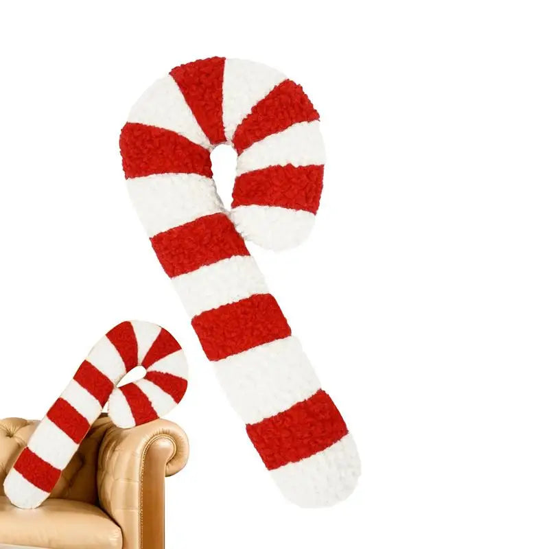 Throw Candy Cane Pillows
