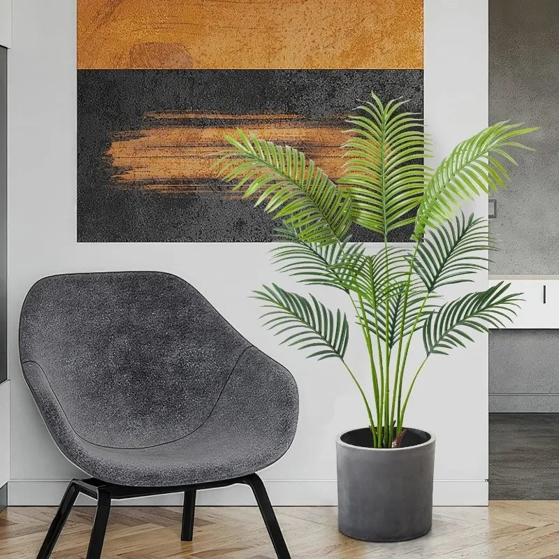 Artificial Golden Cane Palm Tree Faux Plant