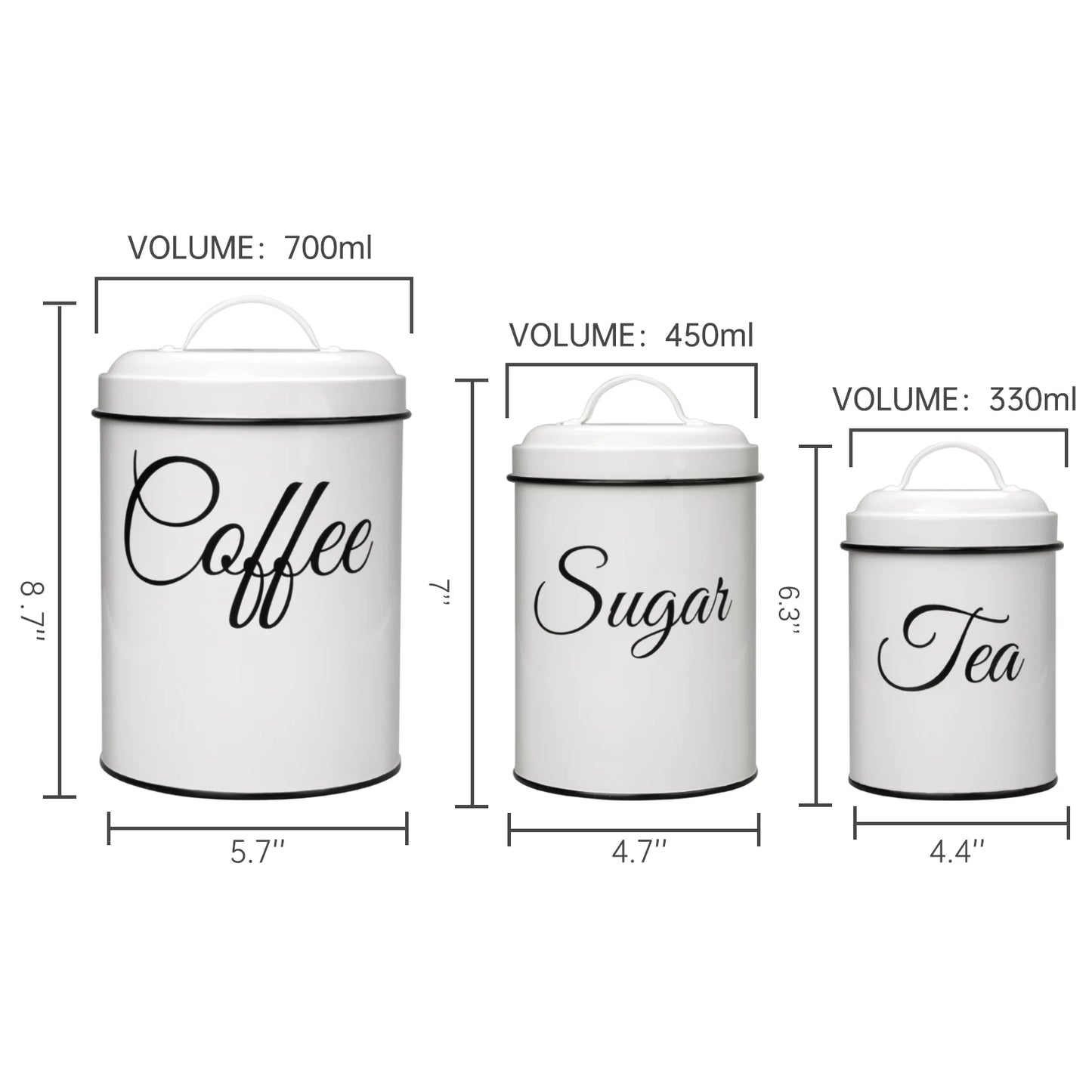 3pcs Canister set