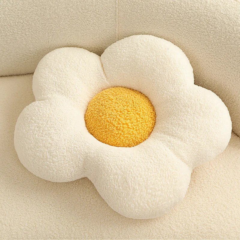 Plush throw pillows