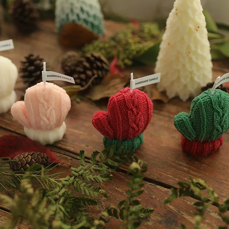 Christmas Decoration Gloves Fragrance Candles