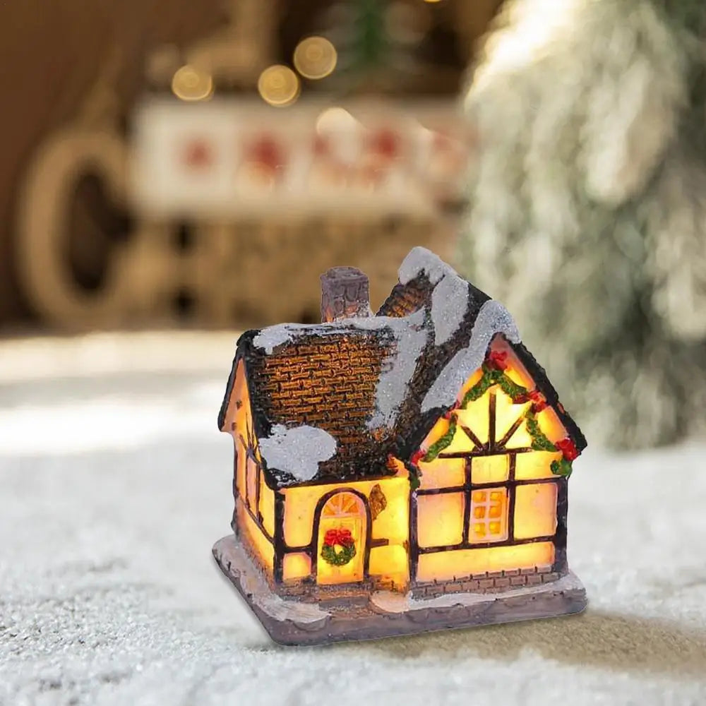 LED Resin House Christmas Village