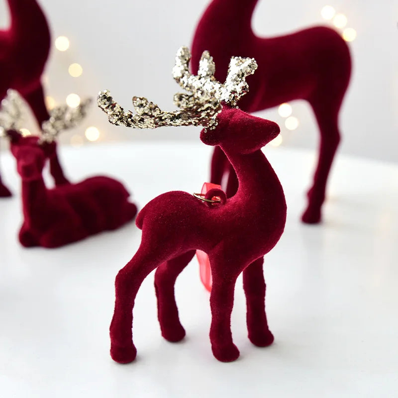 Reindeer Elk Figurine Decoration
