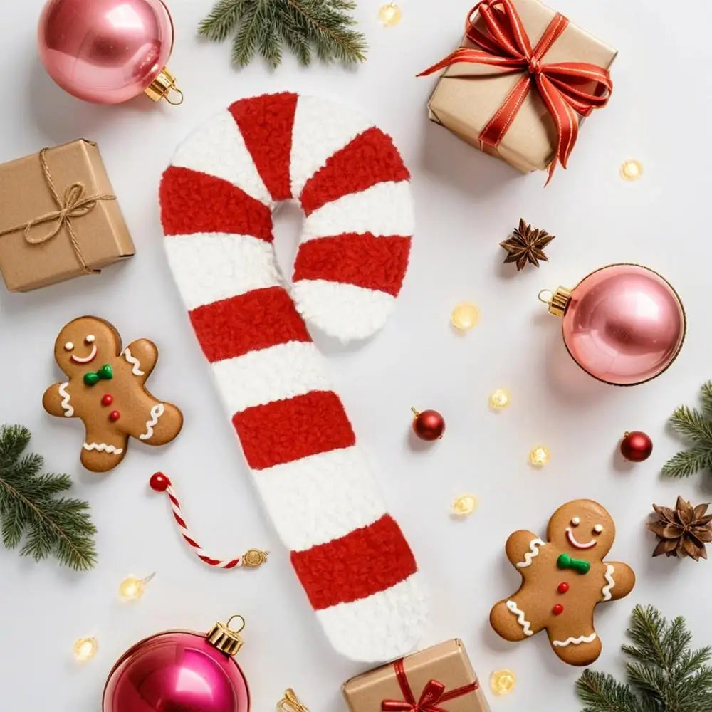 Throw Candy Cane Pillows