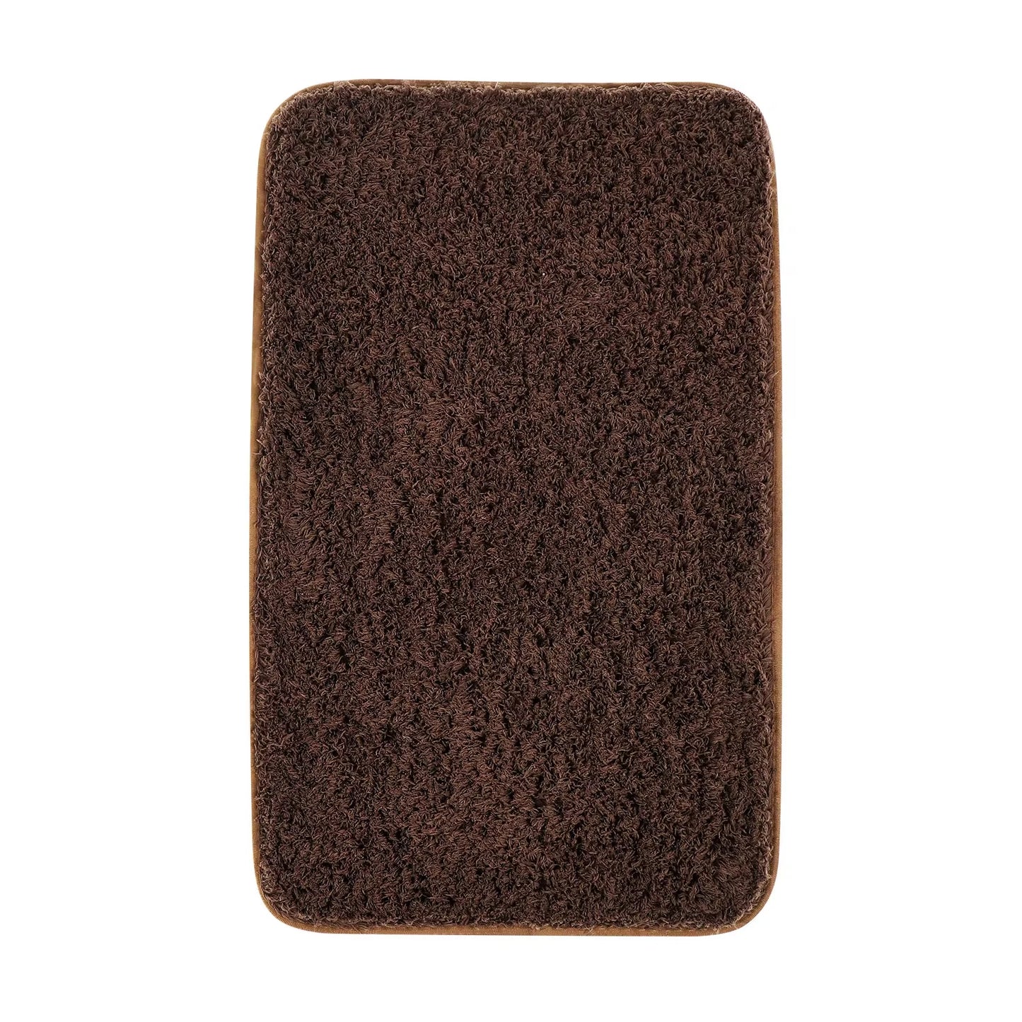 Microfiber fluffy bathroom mat