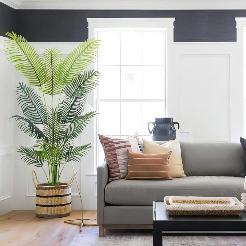 Artificial Golden Cane Palm Tree Faux Plant