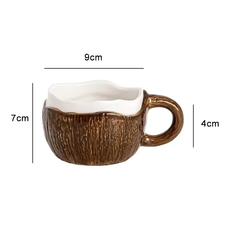 Coconut ceramic mug