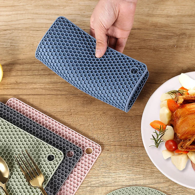 Silicone heat resistant pot coasters