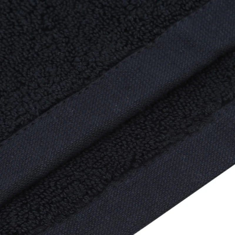 Black cotton hand towels