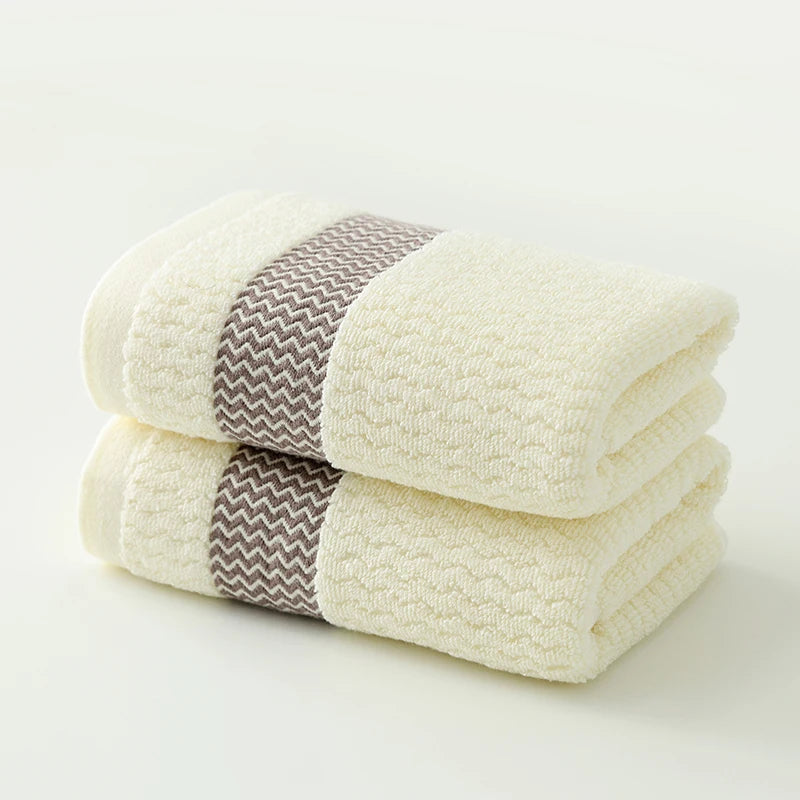 Set of 2 cotton face towels